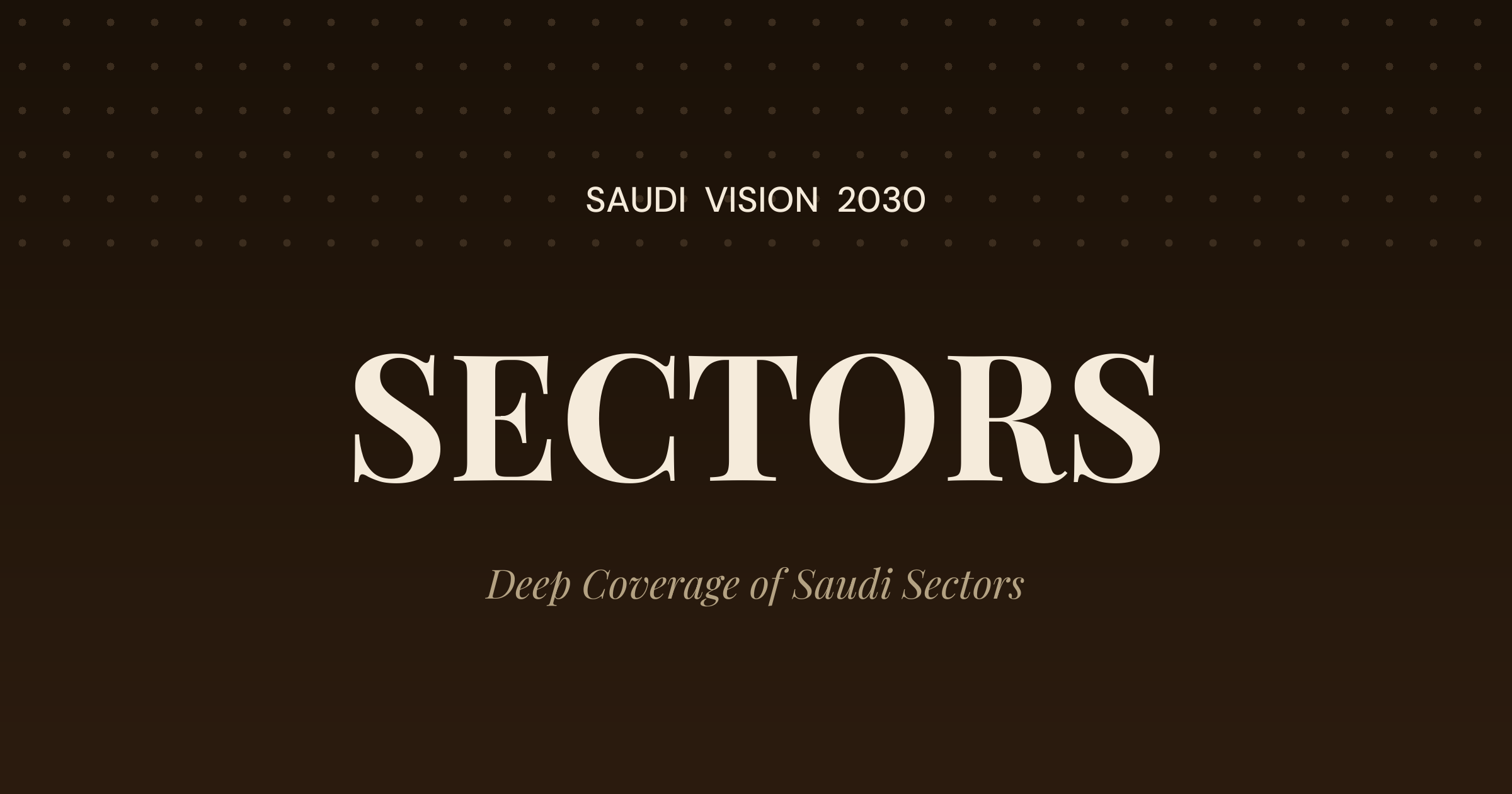 Saudi Airline Companies, Airports, And Vision 2030 Tourism — Sectors — Saudi Vision 2030